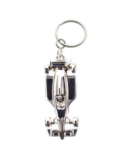 Confident kcn130 Ferrari Car Shape Key ChainSilver